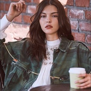 Free People Camo Jacket